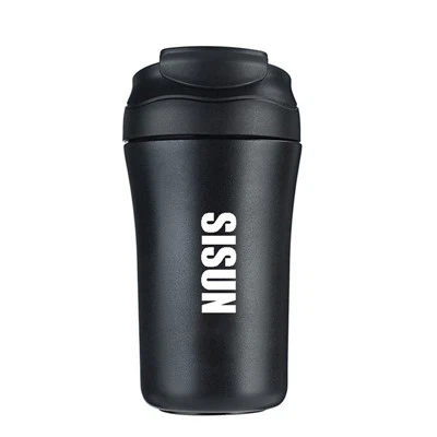 Tazza da caffè da viaggio in acciaio inossidabile da 14 once con doppio coperchio